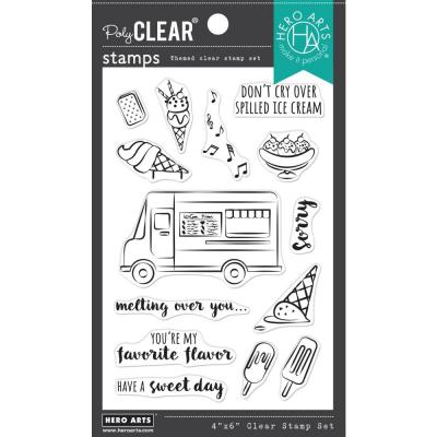 Hero Arts Clear Stamps - Ice Cream Truck